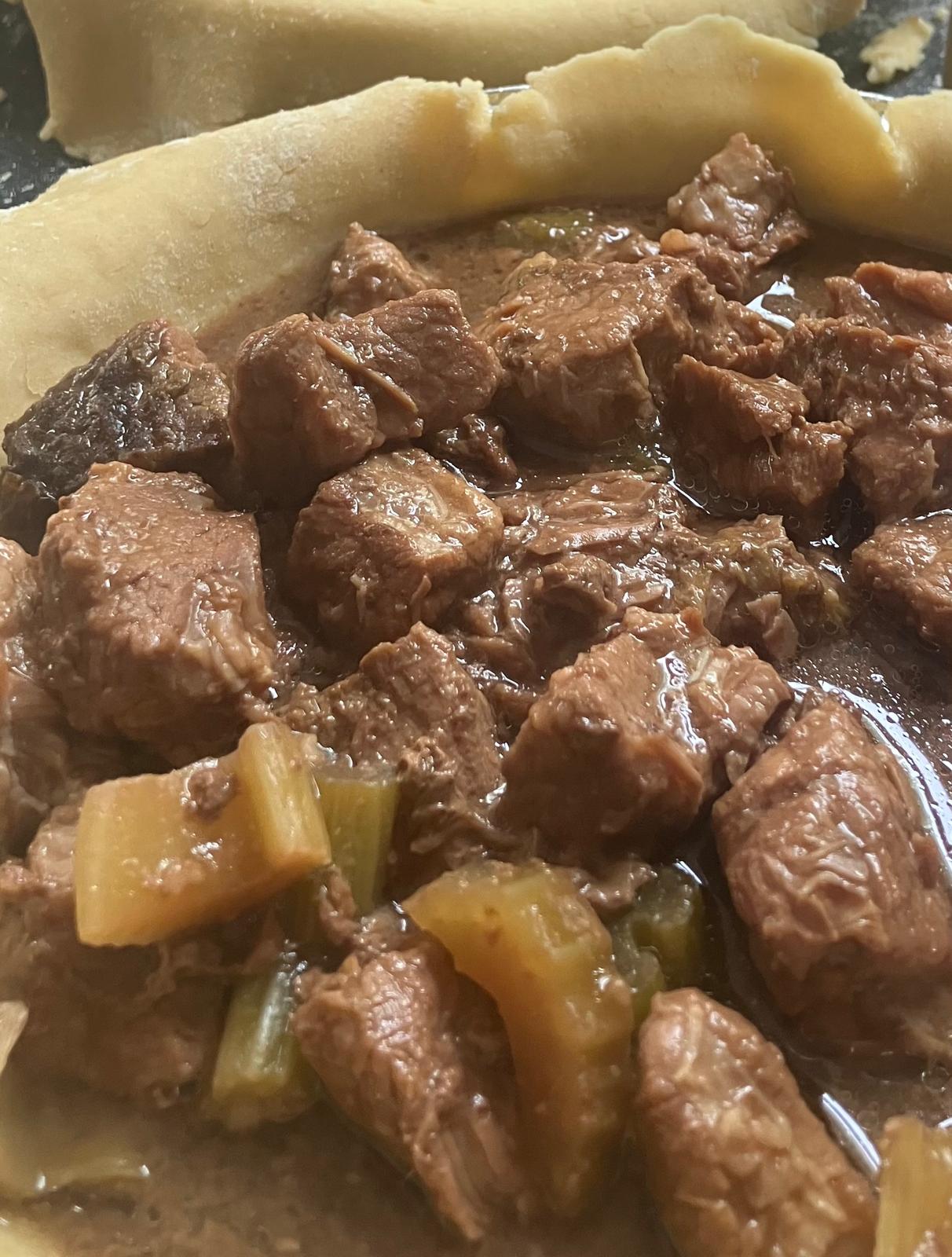 steak and guinness pie